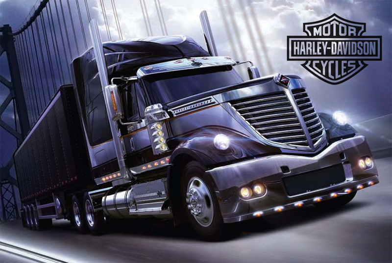 Illustration for article titled International Lonestar Harley-Davidson Special Edition: A Truck For Real Men
